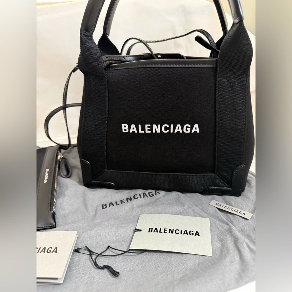 NWT Balenciaga Bag | Balenciaga XS CABAS Black Crossbody Bag - Picture 14 of 16